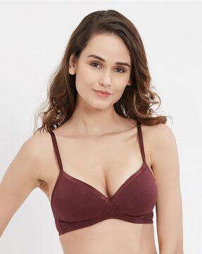 lightly-padded non-wired t-shirt bra