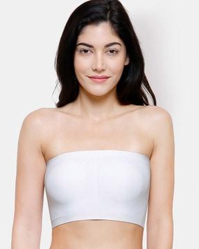 lightly-padded non-wired tube bra