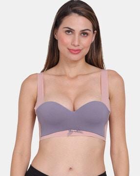 lightly padded push-up bra