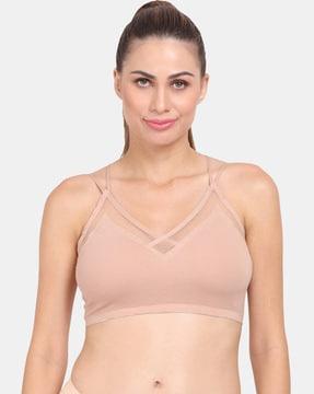 lightly padded sports bra