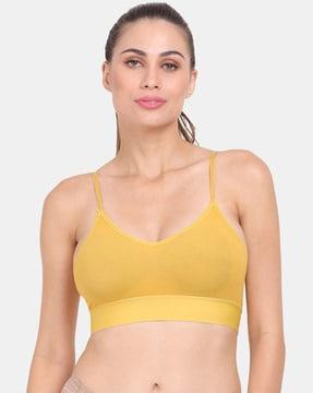 lightly padded sports bra