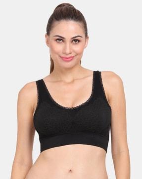 lightly padded sports bra