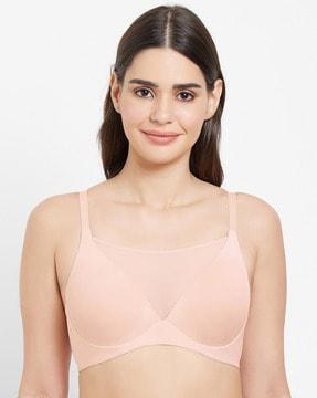 lightly-padded t-shirt bra with adjustable straps