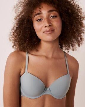 lightly padded under-wired demi bra