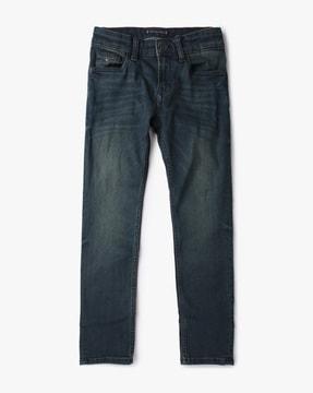 lightly washed ai scanton slim fit jeans