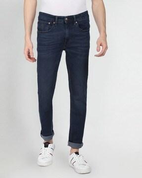 lightly washed regallo skinny jeans