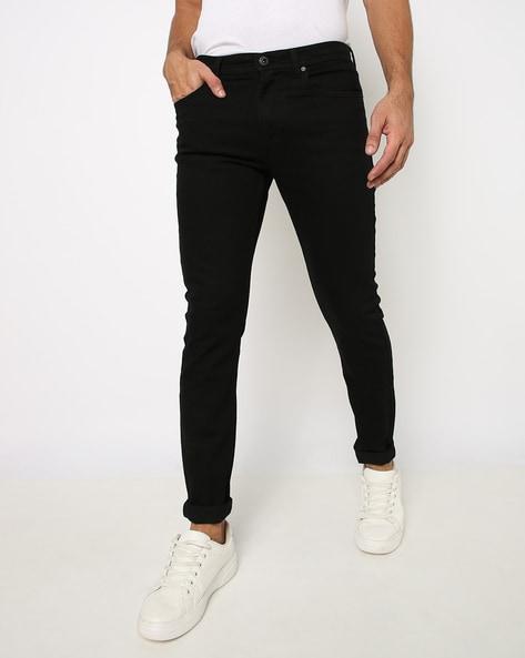 lightly washed skinny fit jeans