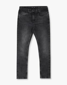 lightly washed skinny fit jeans