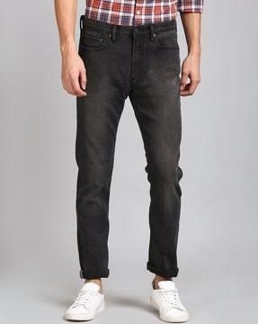 lightly washed skinny fit jeans