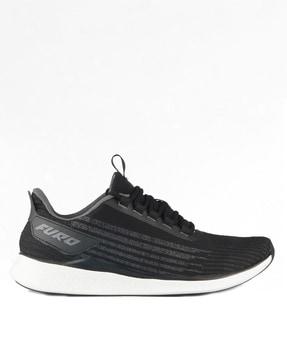 lightweight lace-up running shoes