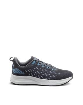 lightweight lace-up sports shoes