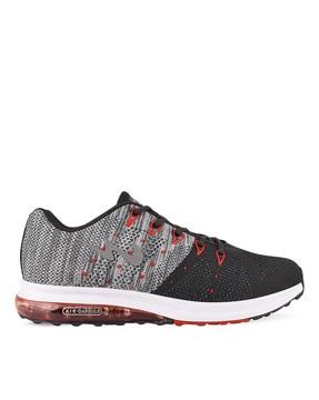 lightweight lace-up sports shoes