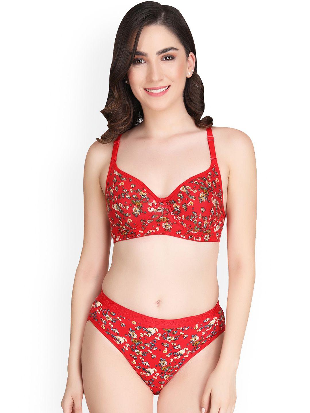 liigne printed padded lingerie set vc0362