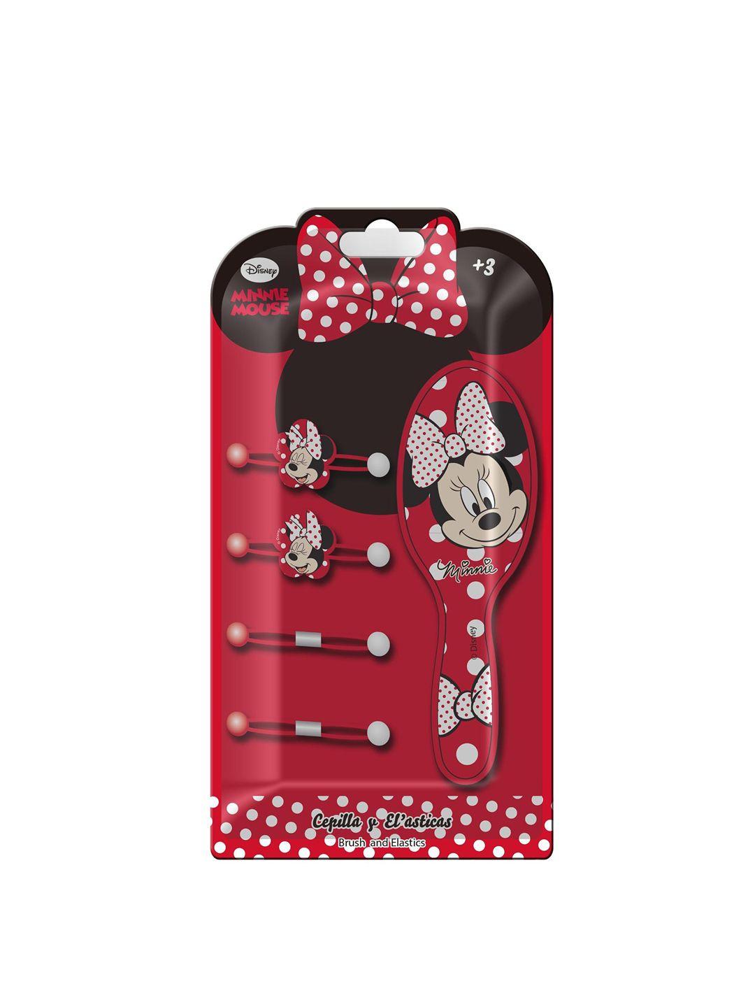lil diva kids set of 5 minnie mouse embellished comb & hair ties