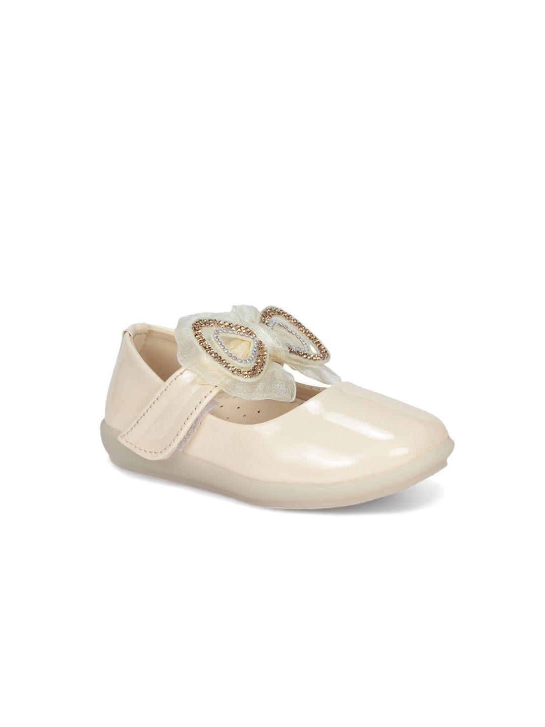 lil lollipop girls embellished bow party ballerinas with velcro closure
