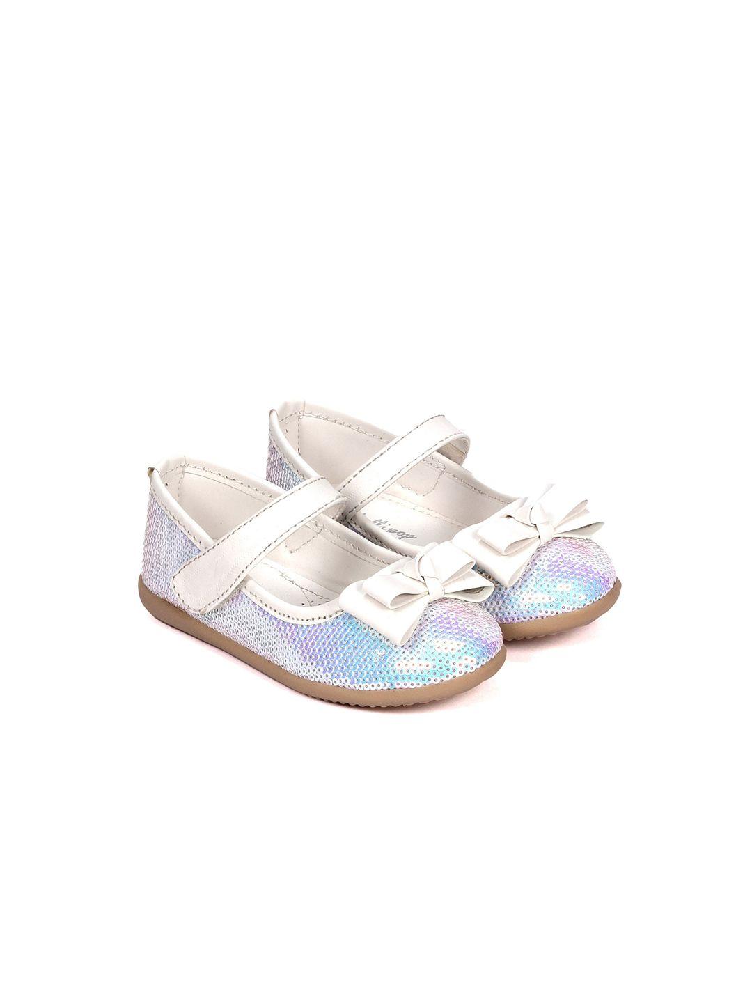 lil lollipop girls white textured sneakers