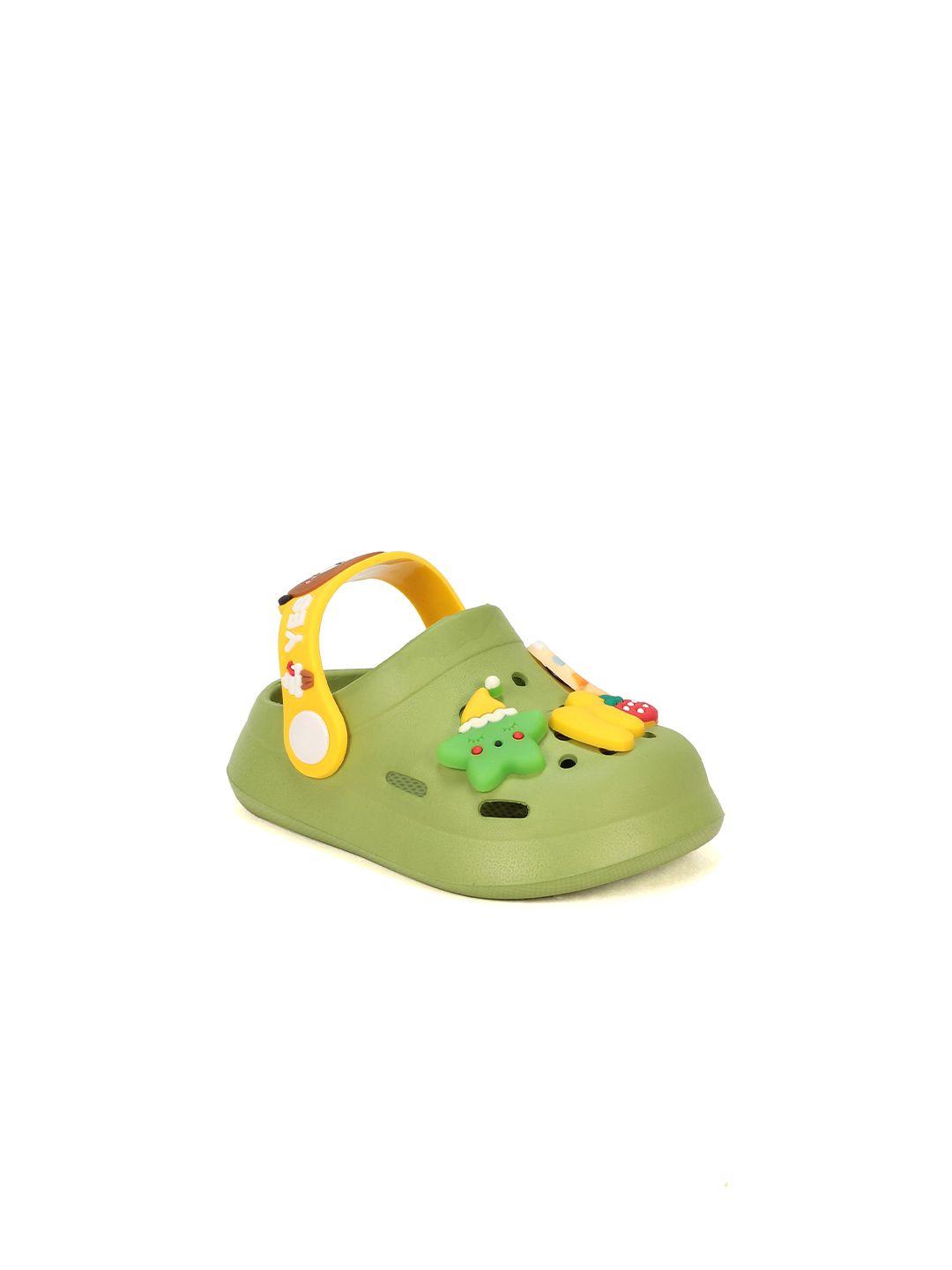 lil lollipop infants cartoon applique anti-slip clogs