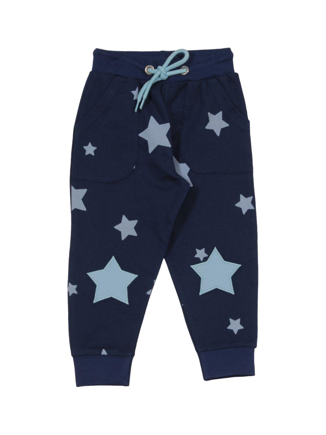 lil lollipop infants star printed pure cotton joggers