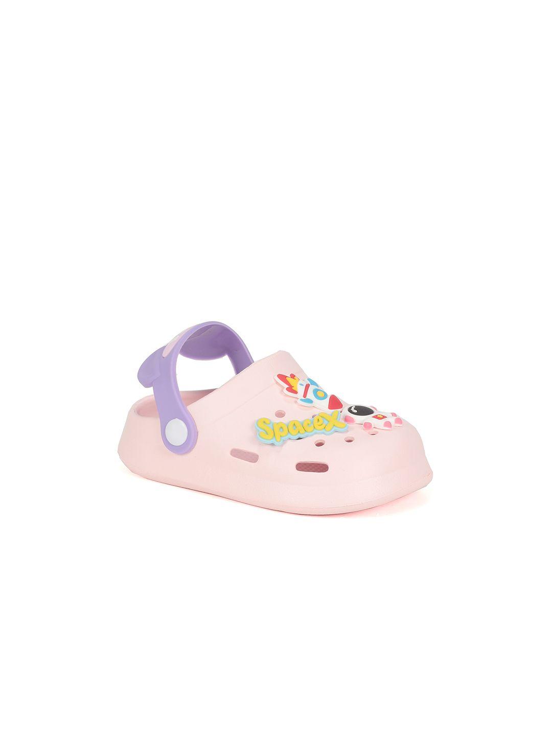 lil lollipop kids applique detail anti-slip rubber clogs