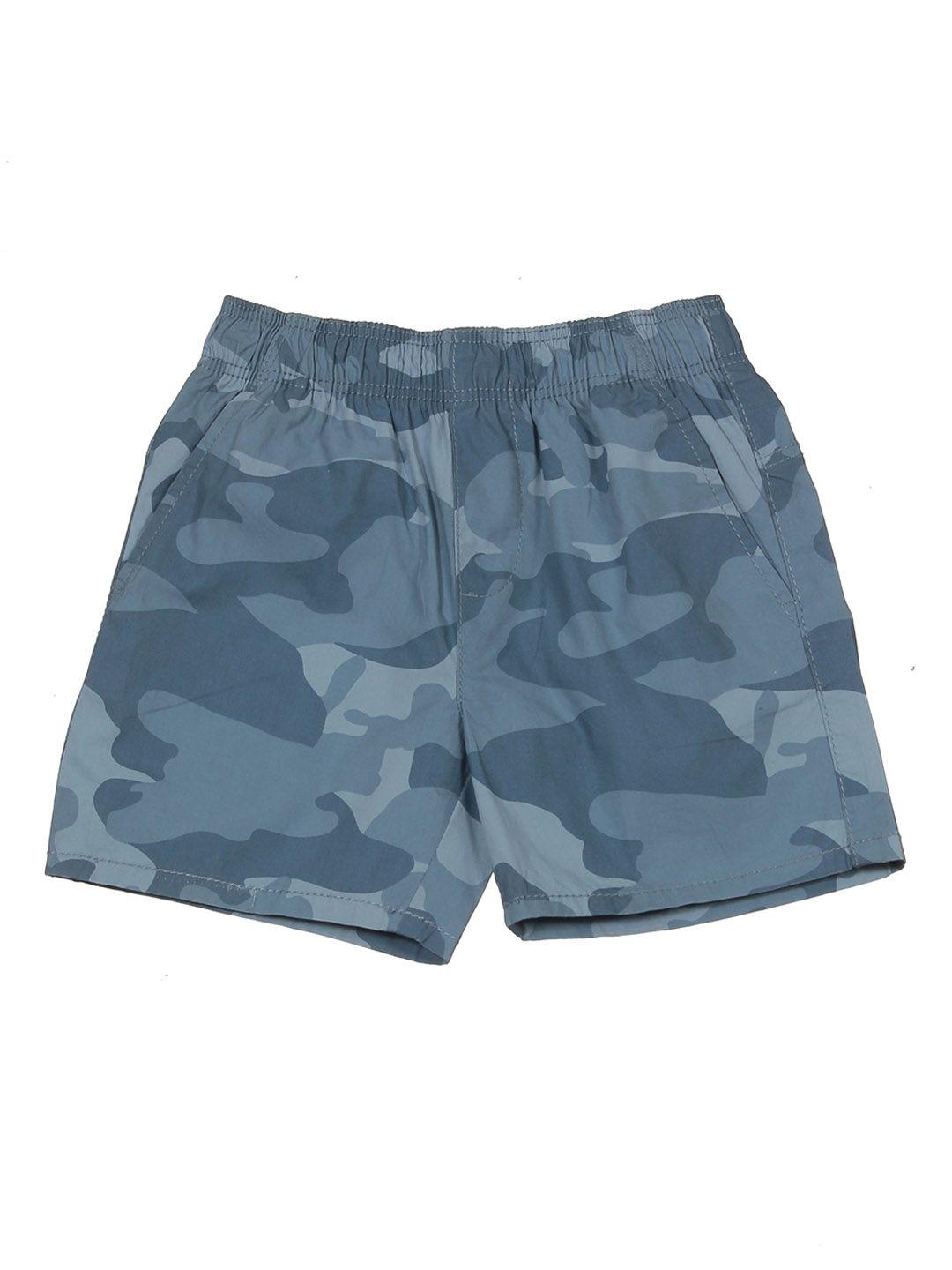 lil lollipop kids camouflage printed pure cotton shorts