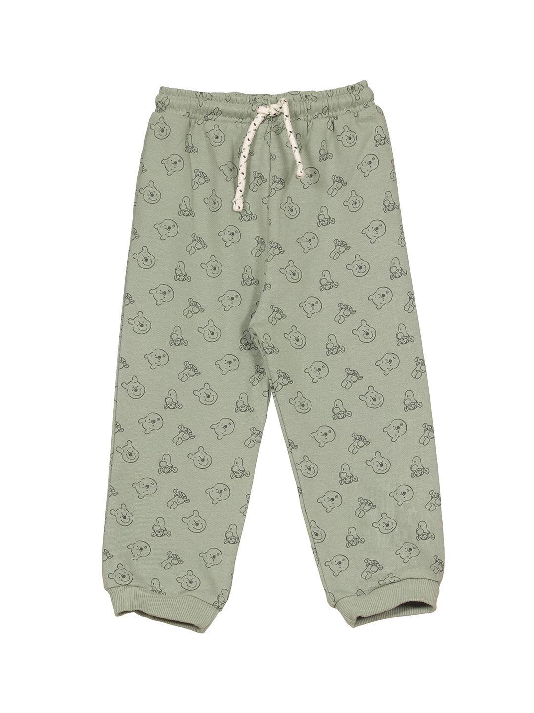 lil lollipop kids conversational printed pure cotton joggers