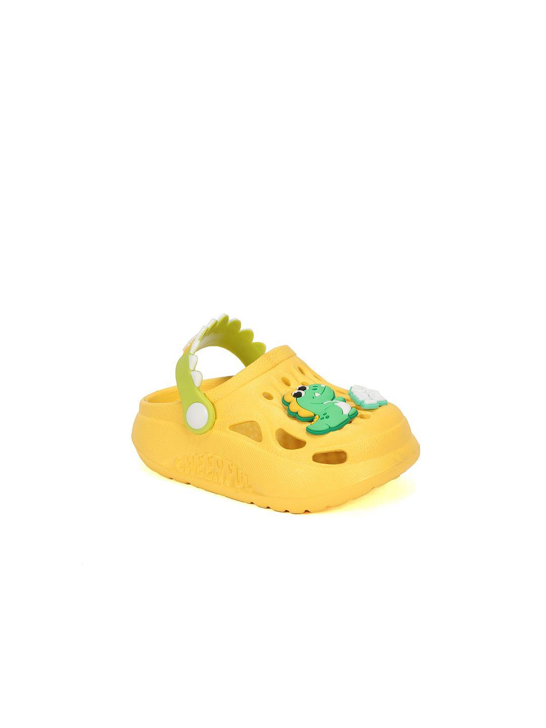 lil lollipop kids dinosaur applique anti-slip clogs