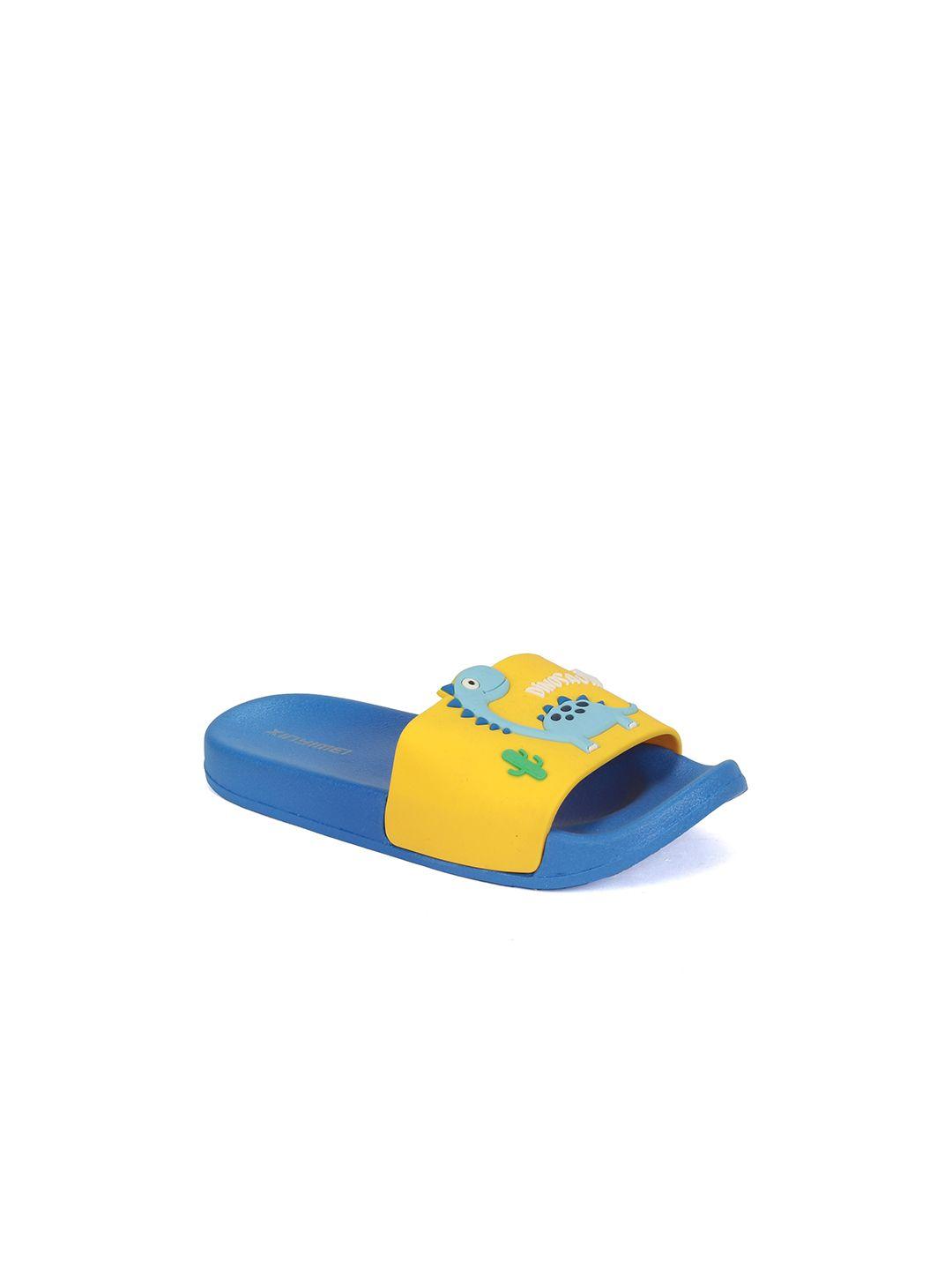 lil lollipop kids dinosaur printed rubber sliders