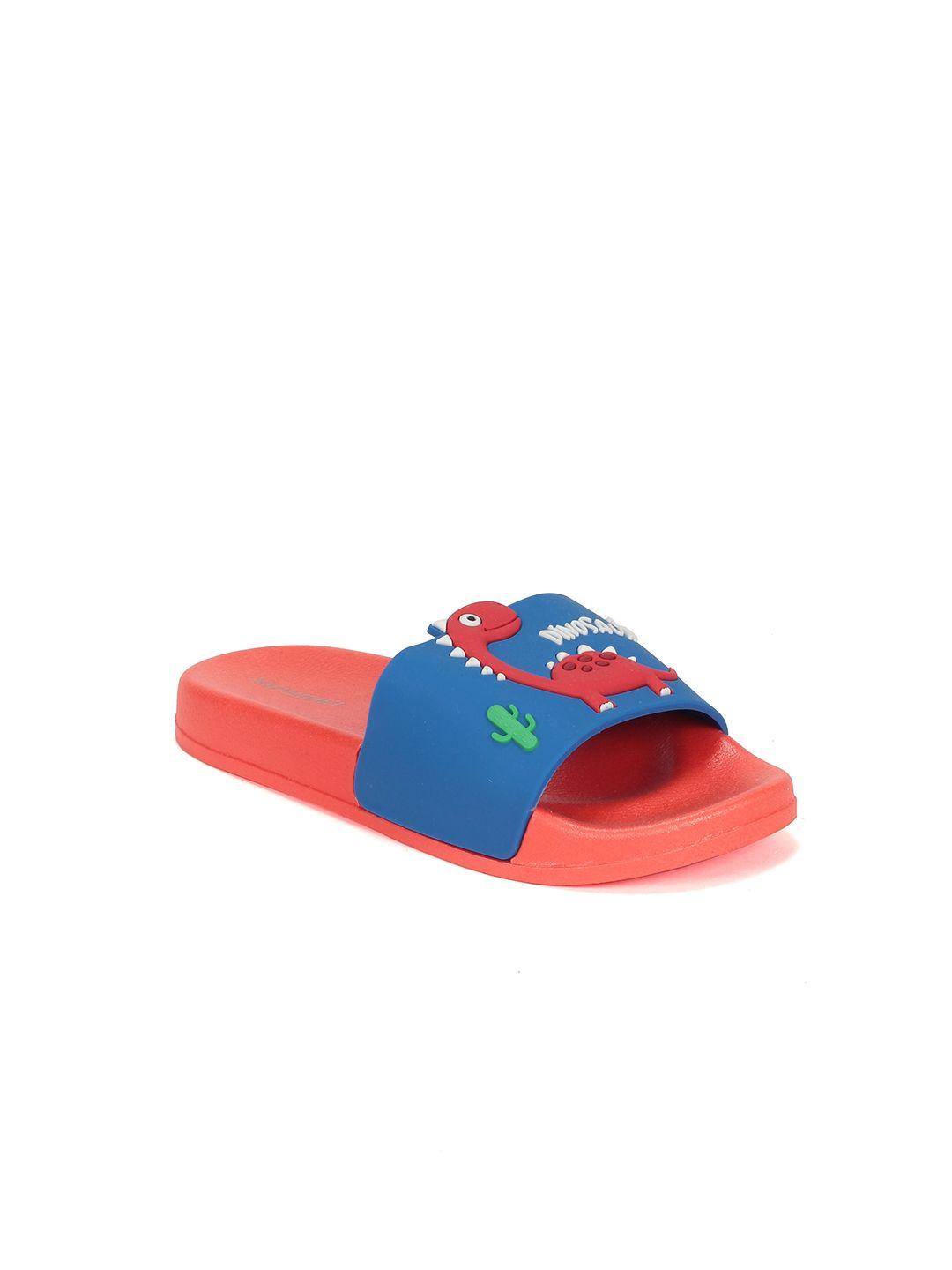 lil lollipop kids dinosaur printed rubber sliders