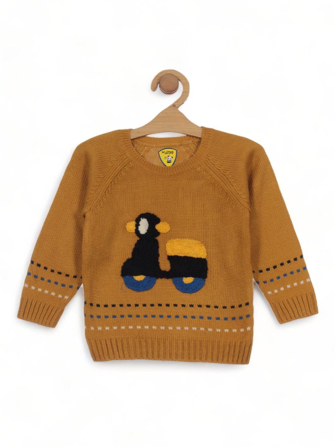 lil lollipop kids embroidered cotton pullover