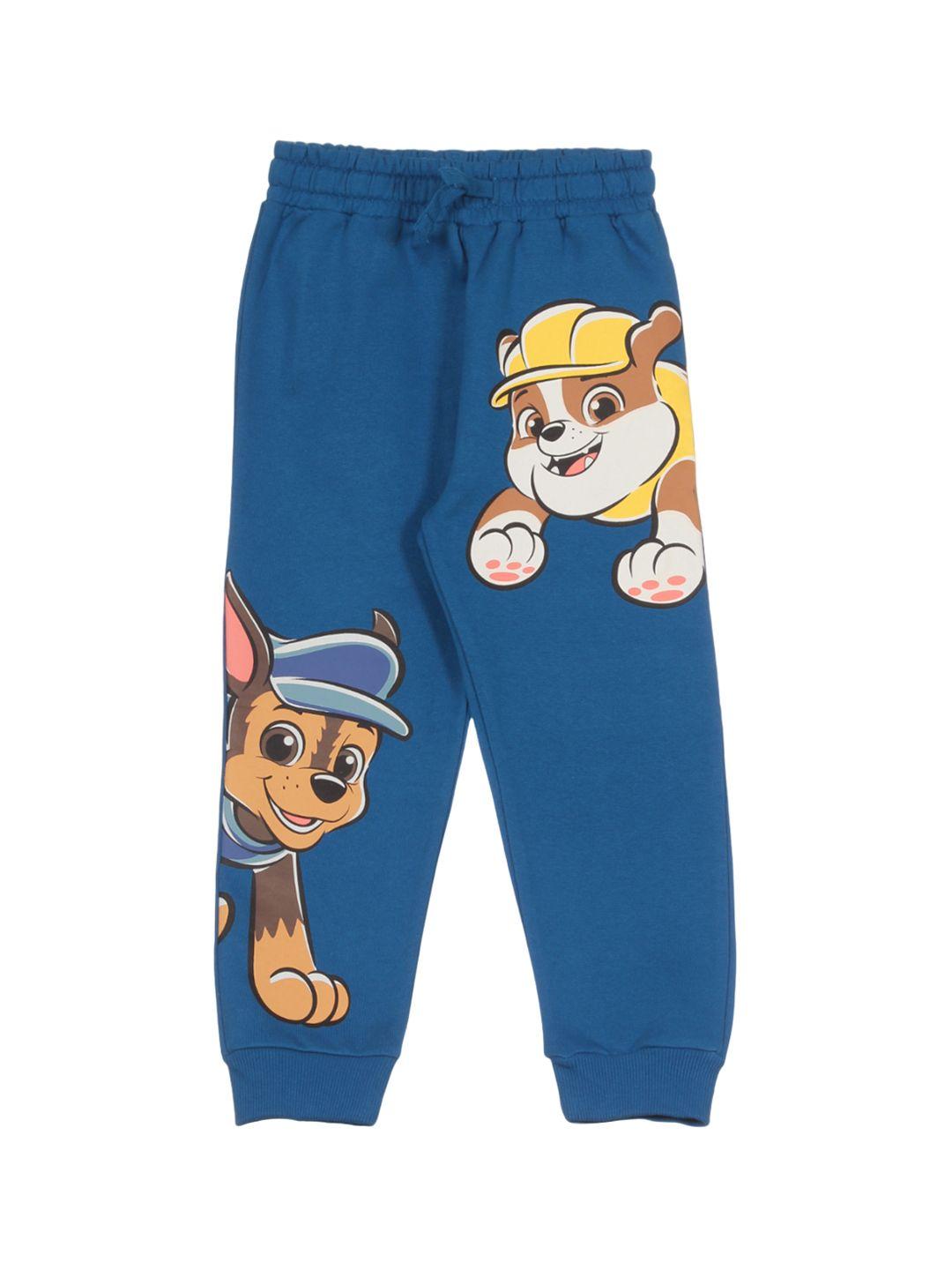 lil lollipop kids graphic printed cotton mid-rise joggers