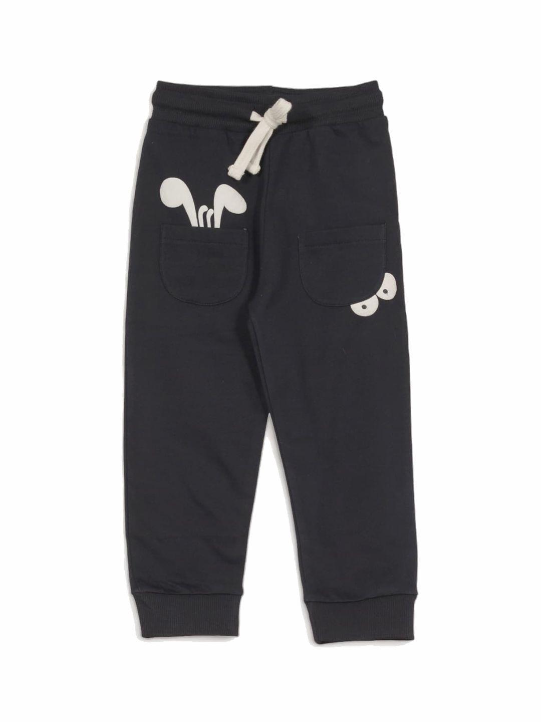 lil lollipop kids graphic printed pure cotton joggers