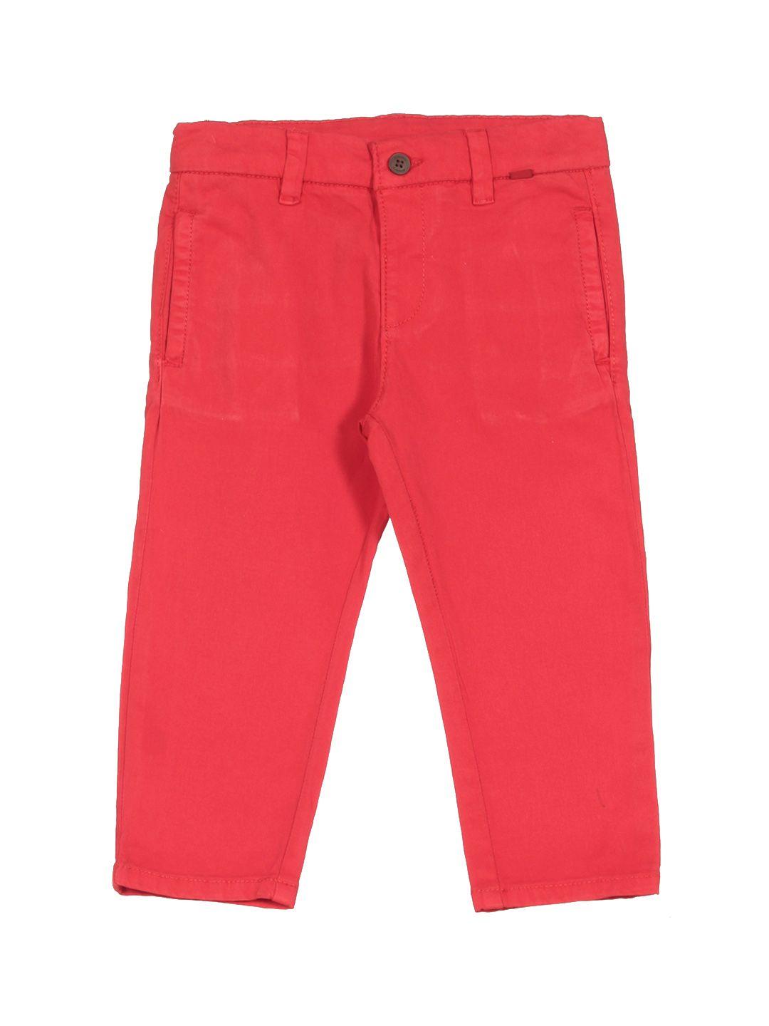 lil lollipop kids pure cotton straight fit trousers