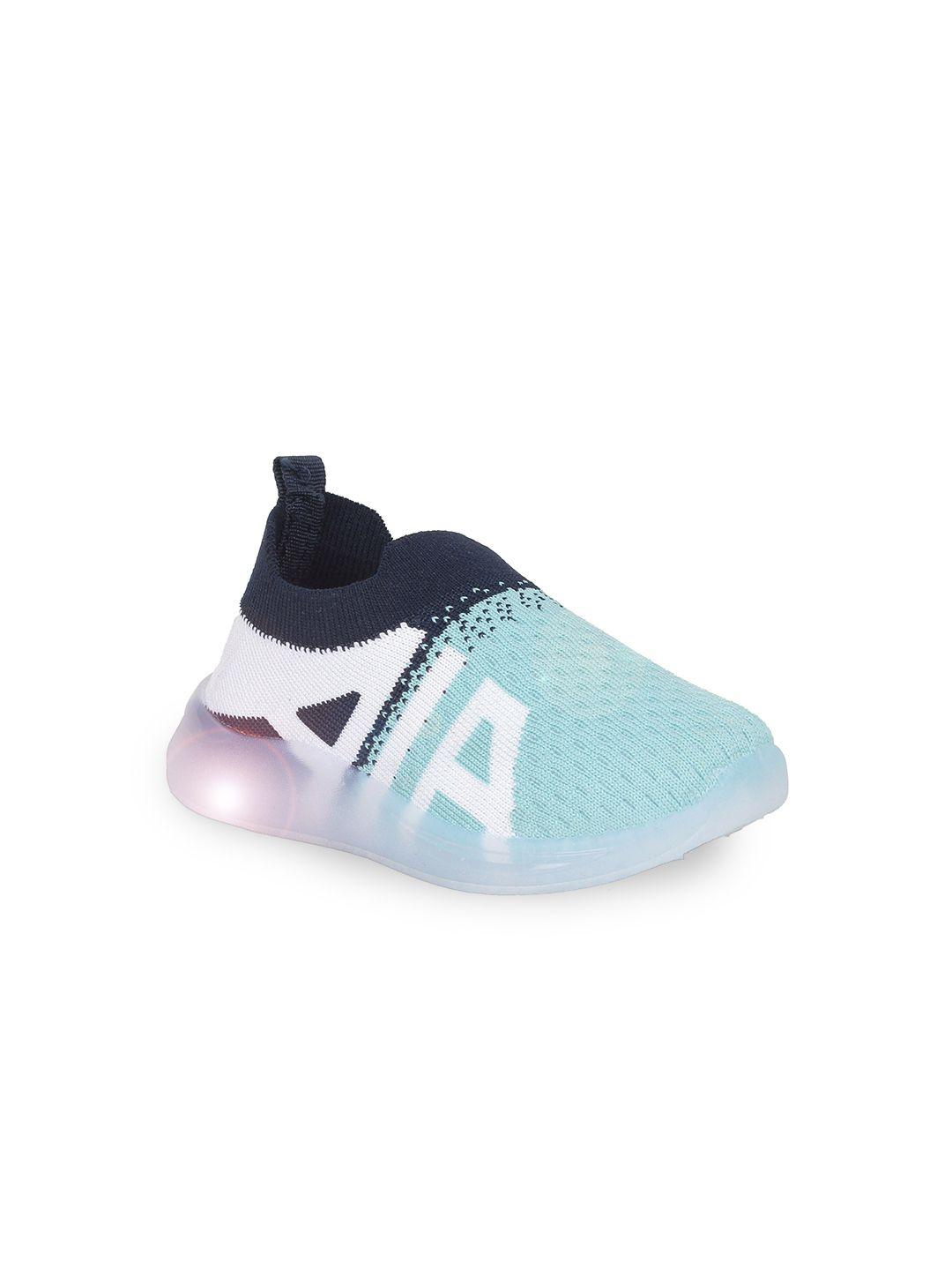 lil lollipop kids round toe colourblocked slip on sneakers