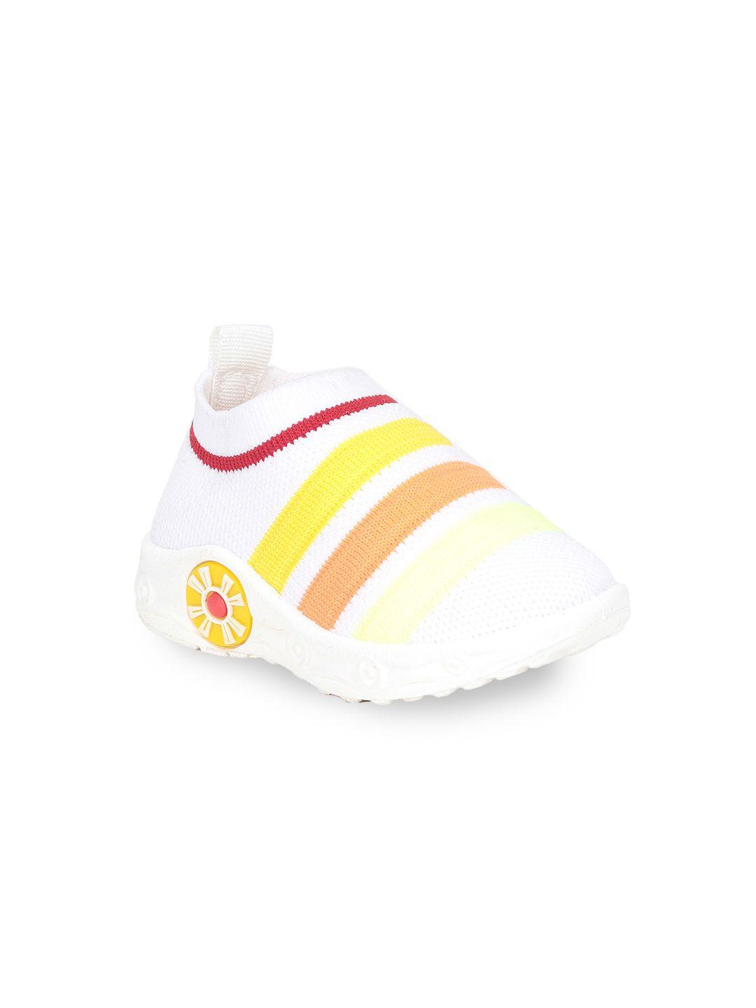lil lollipop kids round toe colourblocked slip on sneakers