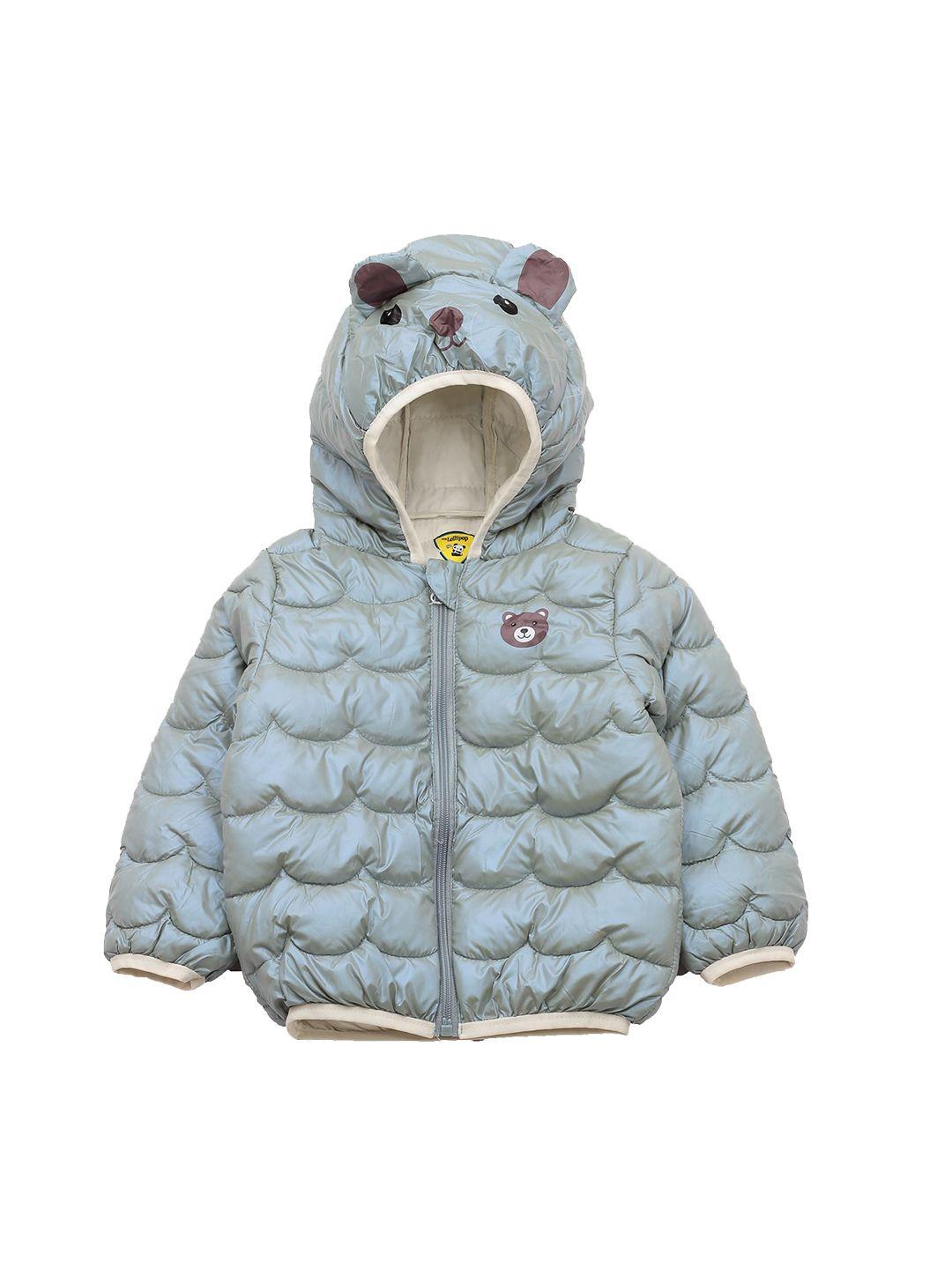 lil lollipop unisex kids grey lightweight outdoor puffer jacket