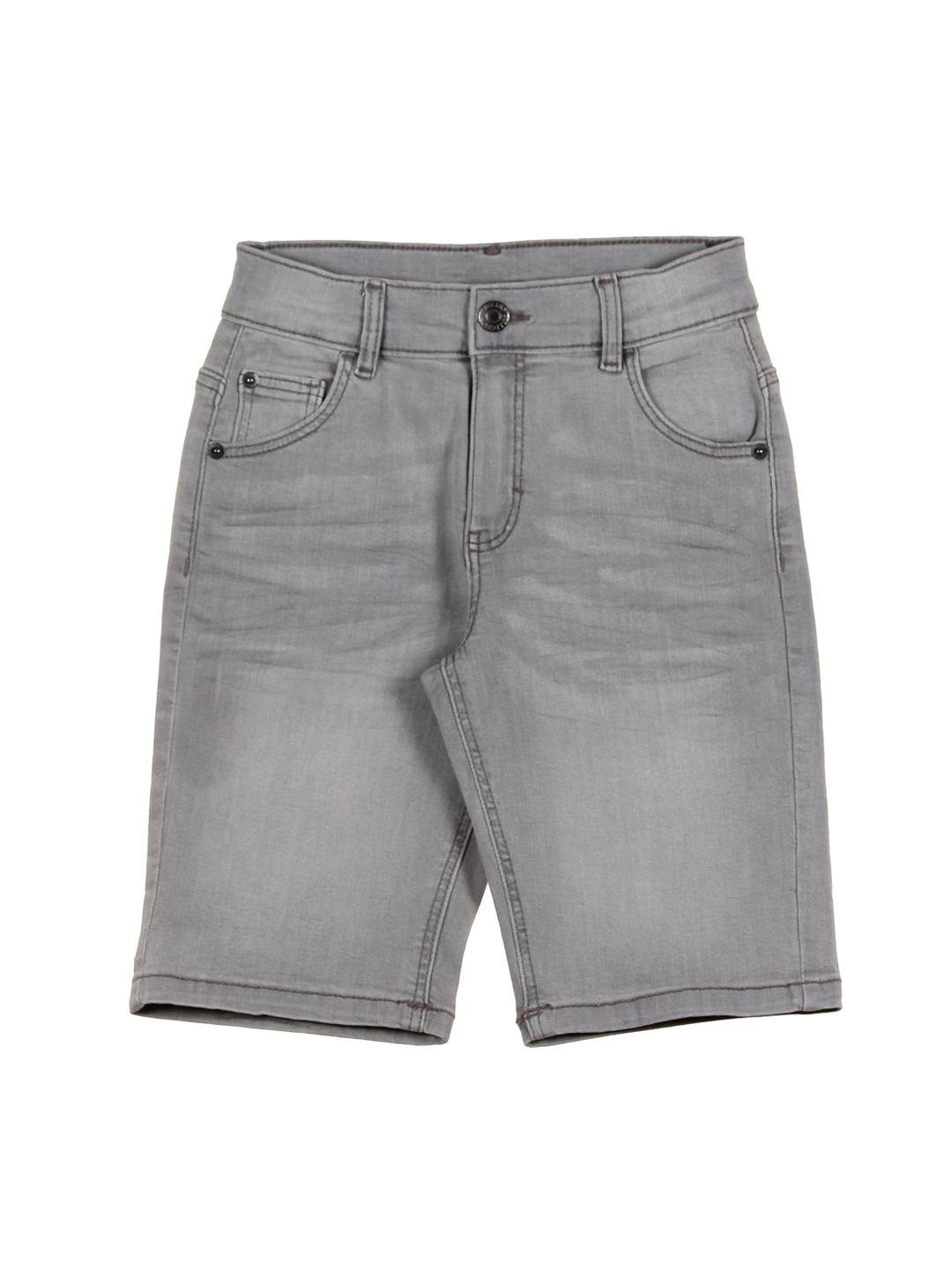 lil lollipop unisex kids grey washed denim outdoor denim shorts
