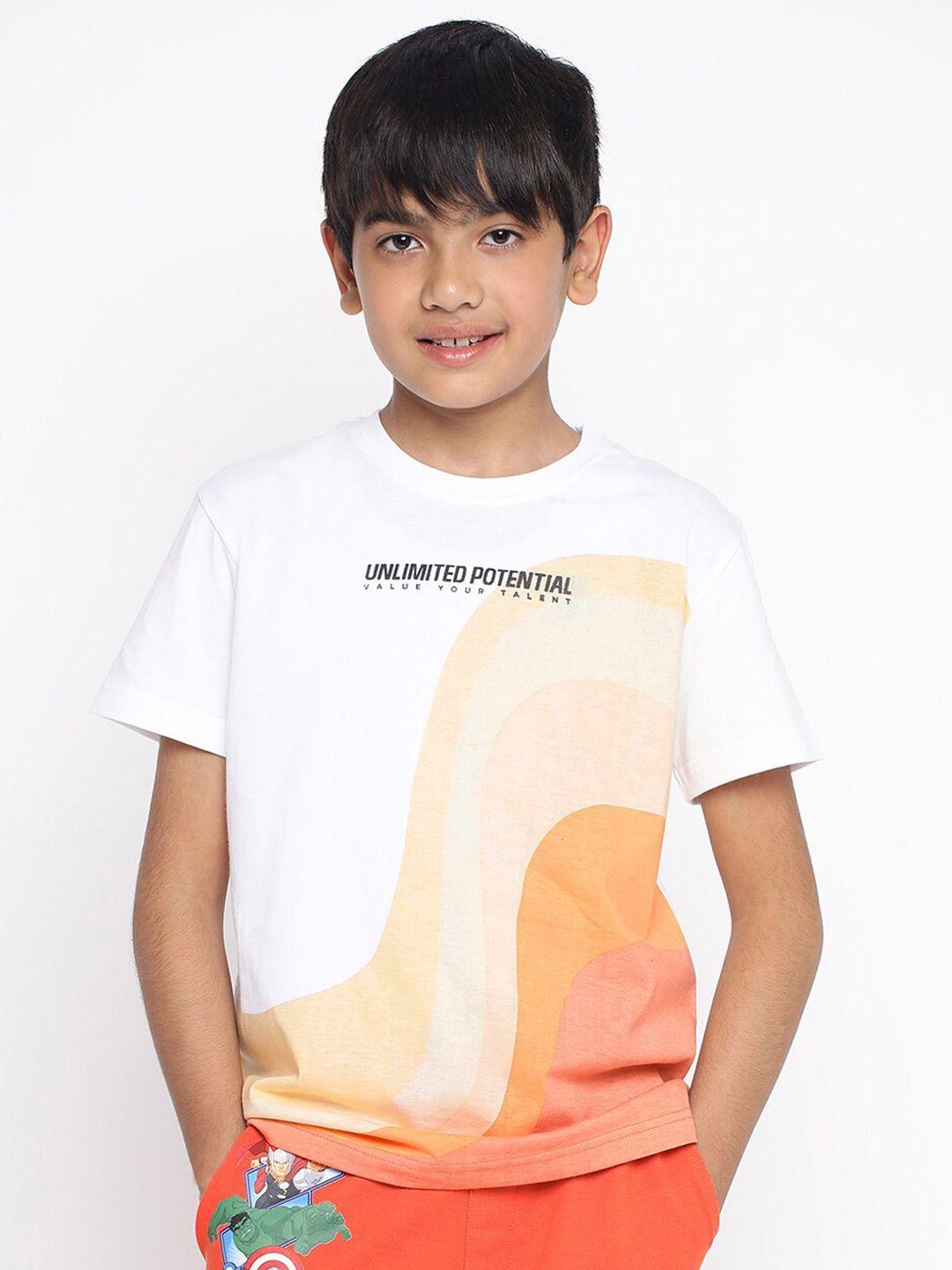 lil tomatoes boys graphic printed  t-shirt