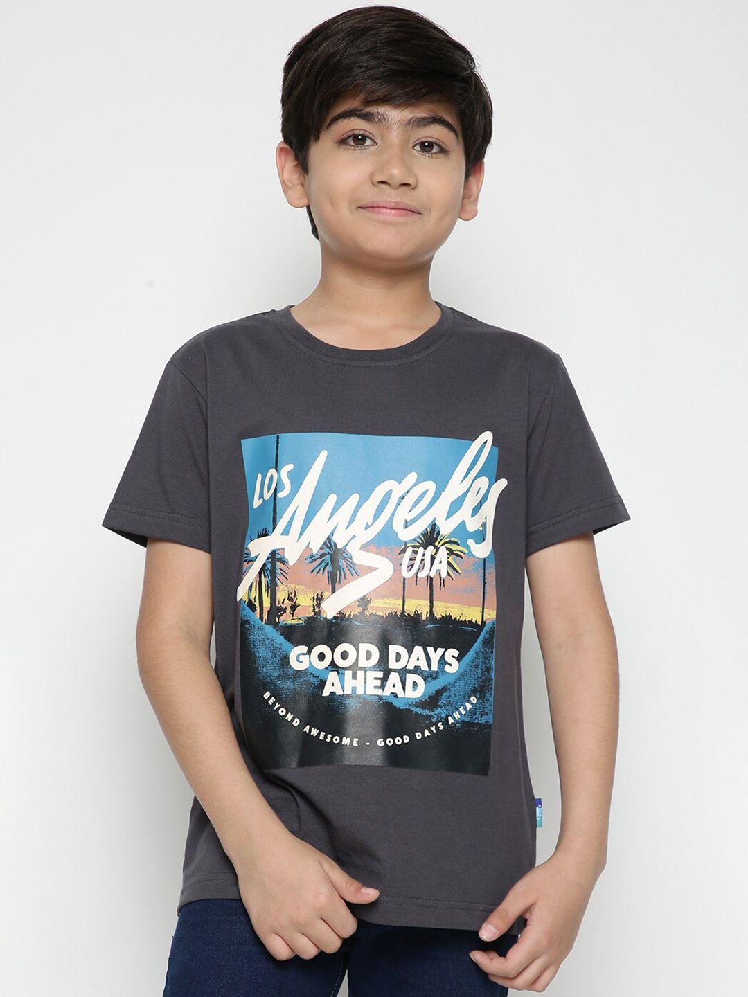 lil tomatoes boys los angeles printed single jersey casual t-shirt