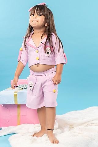 lilac-crepe-lycra-cupcake-embroidered-co-ord-set-for-girls