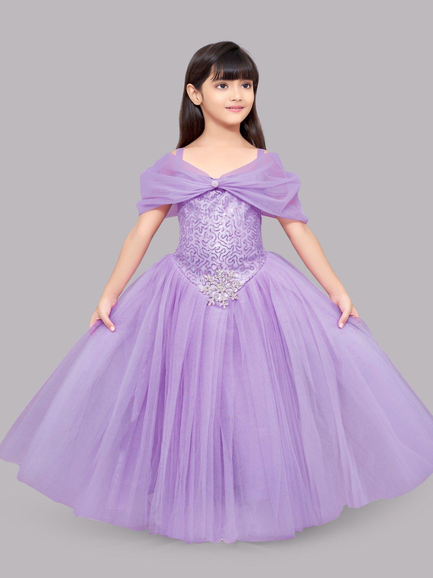 lilac princess ball gown