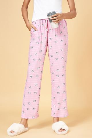 lilac print  sleepwear women comfort fit  pyjamas