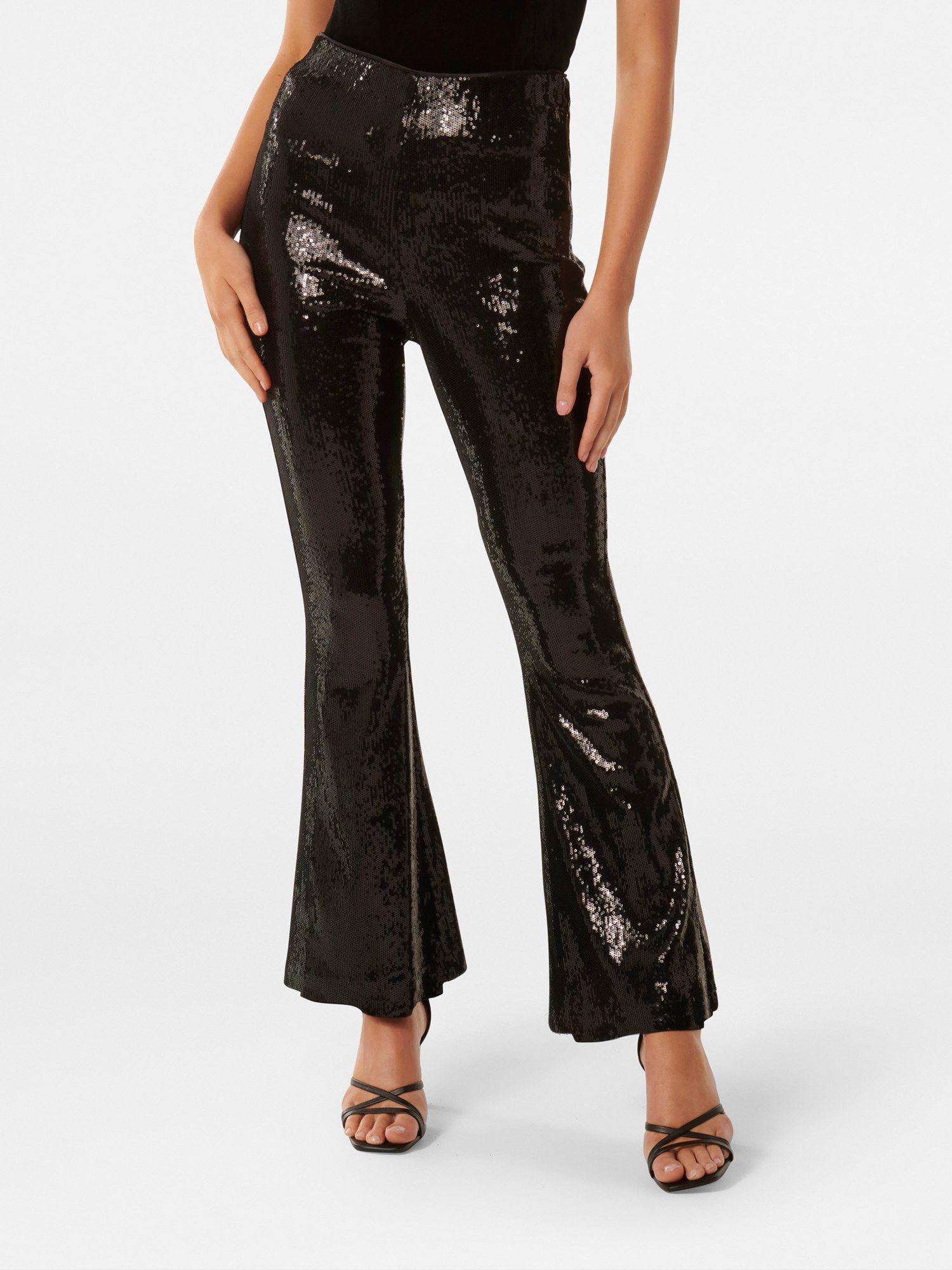 lilian sequin flare pant