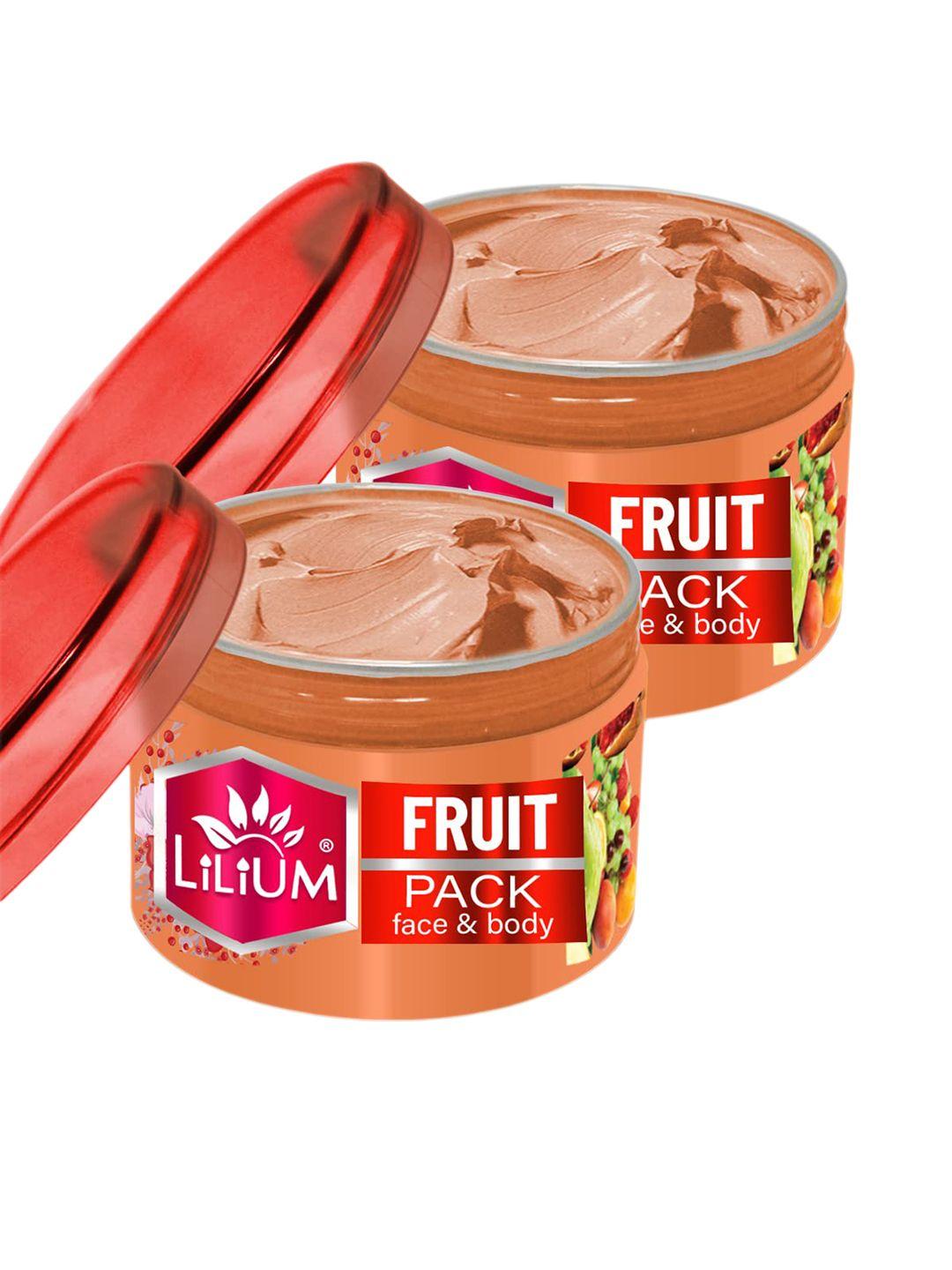 lilium 2-pcs fruit face pack 250g each