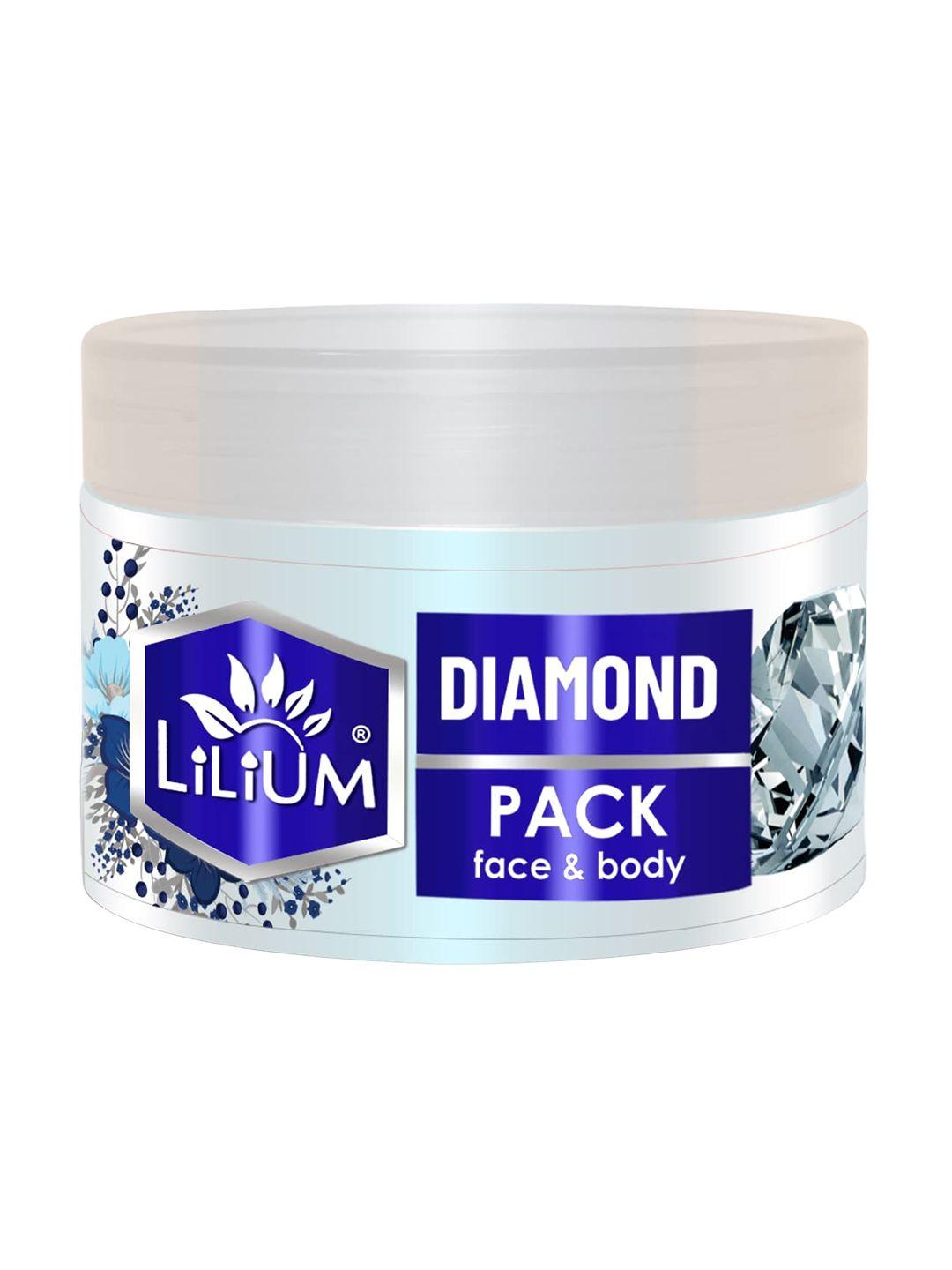 lilium diamond 2-pcs face pack 250g each