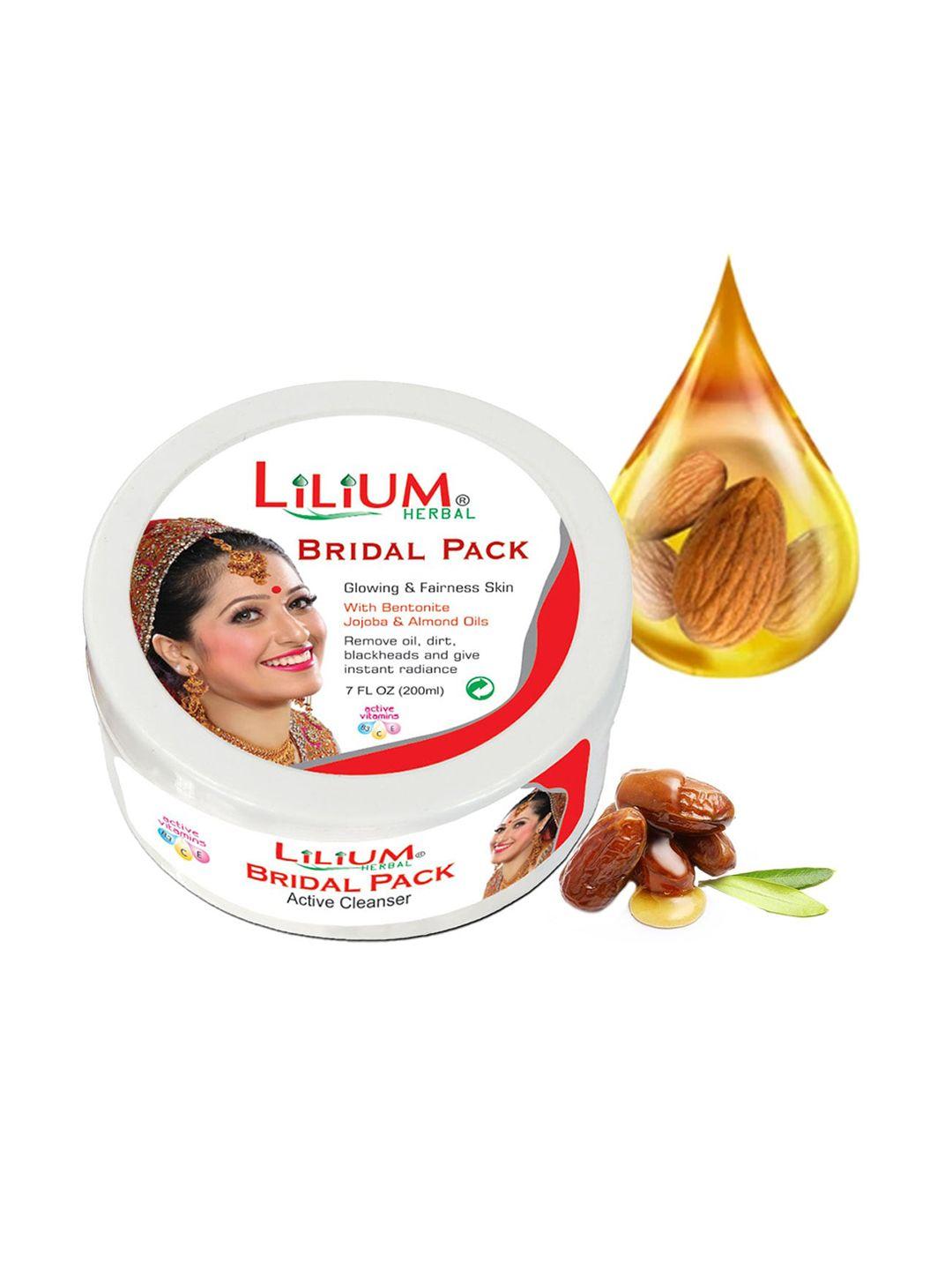 lilium pack of 2 skin nourishing bridal face pack