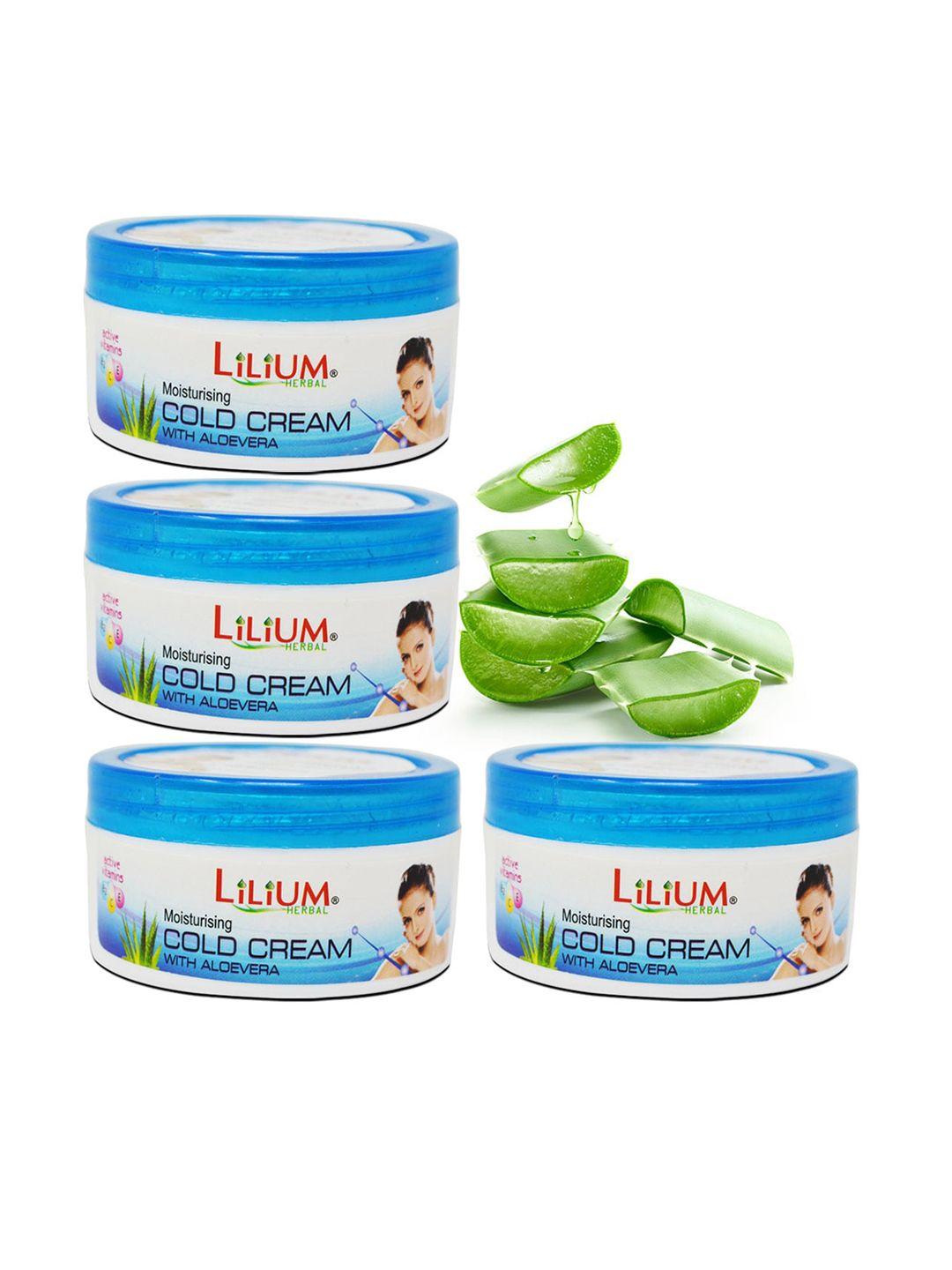 lilium pack of 4 cold massage cream for skin nourishing-100ml each
