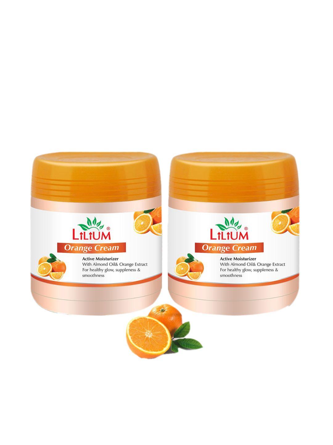 lilium set of 2 orange flavor massage cream 500ml