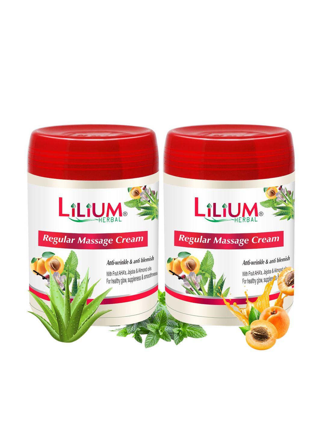 lilium set of 2 regular use massage cream 900g