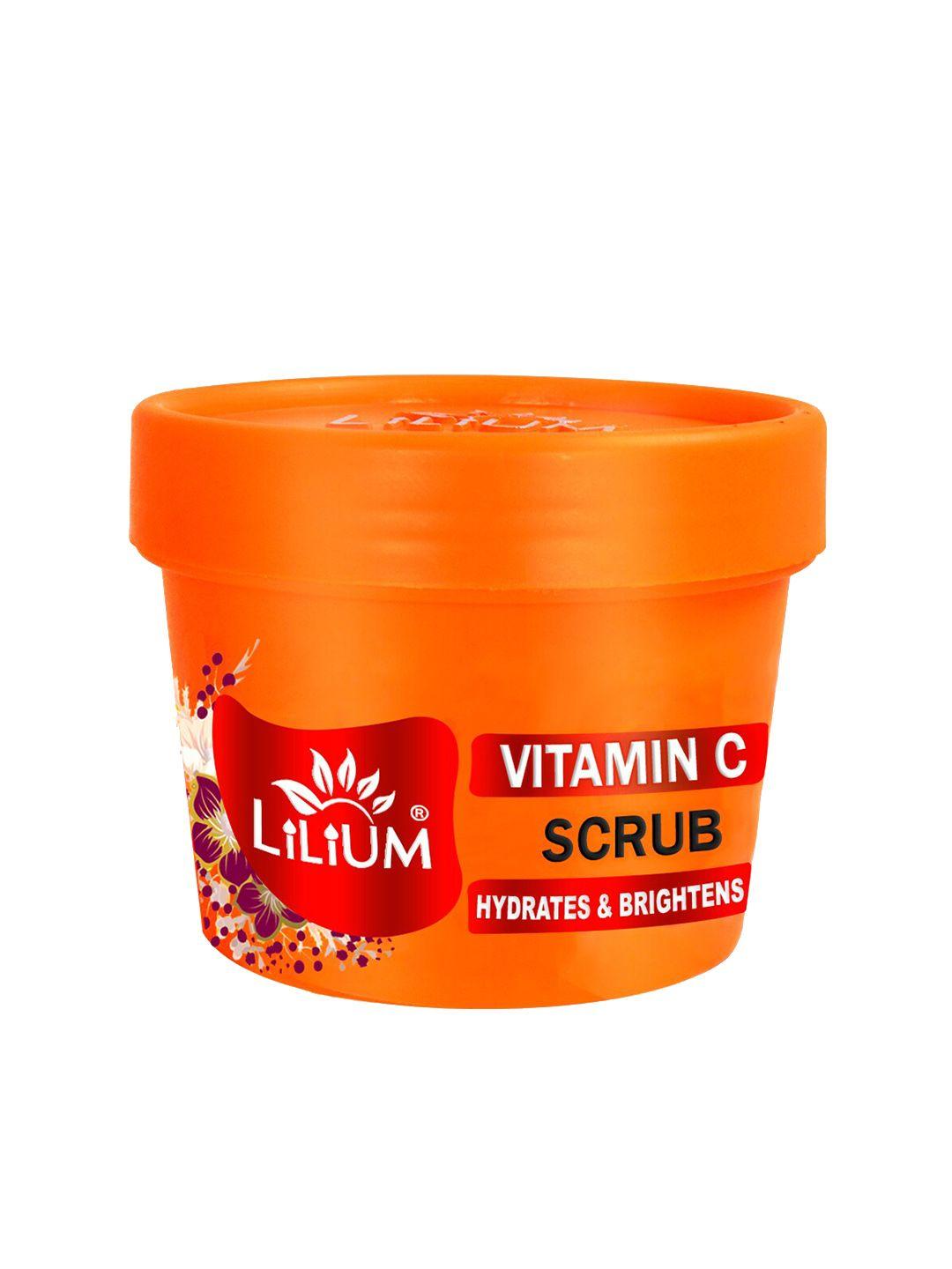 lilium vitamin c scrub for for hydrates & brightens skin - 100g