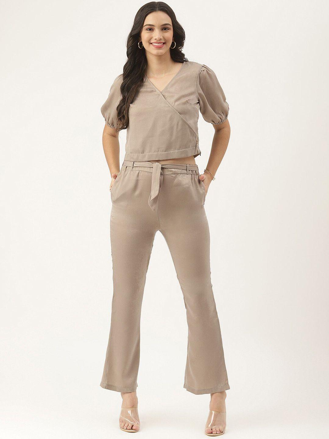 lill women crop top with trousers
